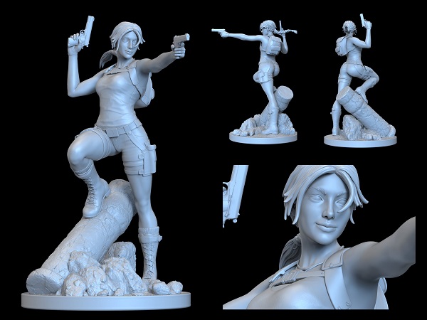 Exclusive First Look at the Lara Croft Miniature from Tomb Raider: The Crypt of Chronos Unveiled