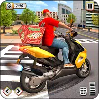 Pizza Delivery Boy Bike Games APK