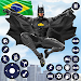 Flying Bat Robot Car Transform Apk