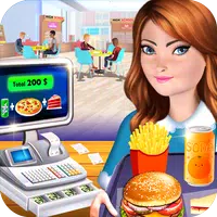 High School Cafe Cashier Games Apk