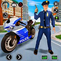 US Police Motor Bike Chase Apk