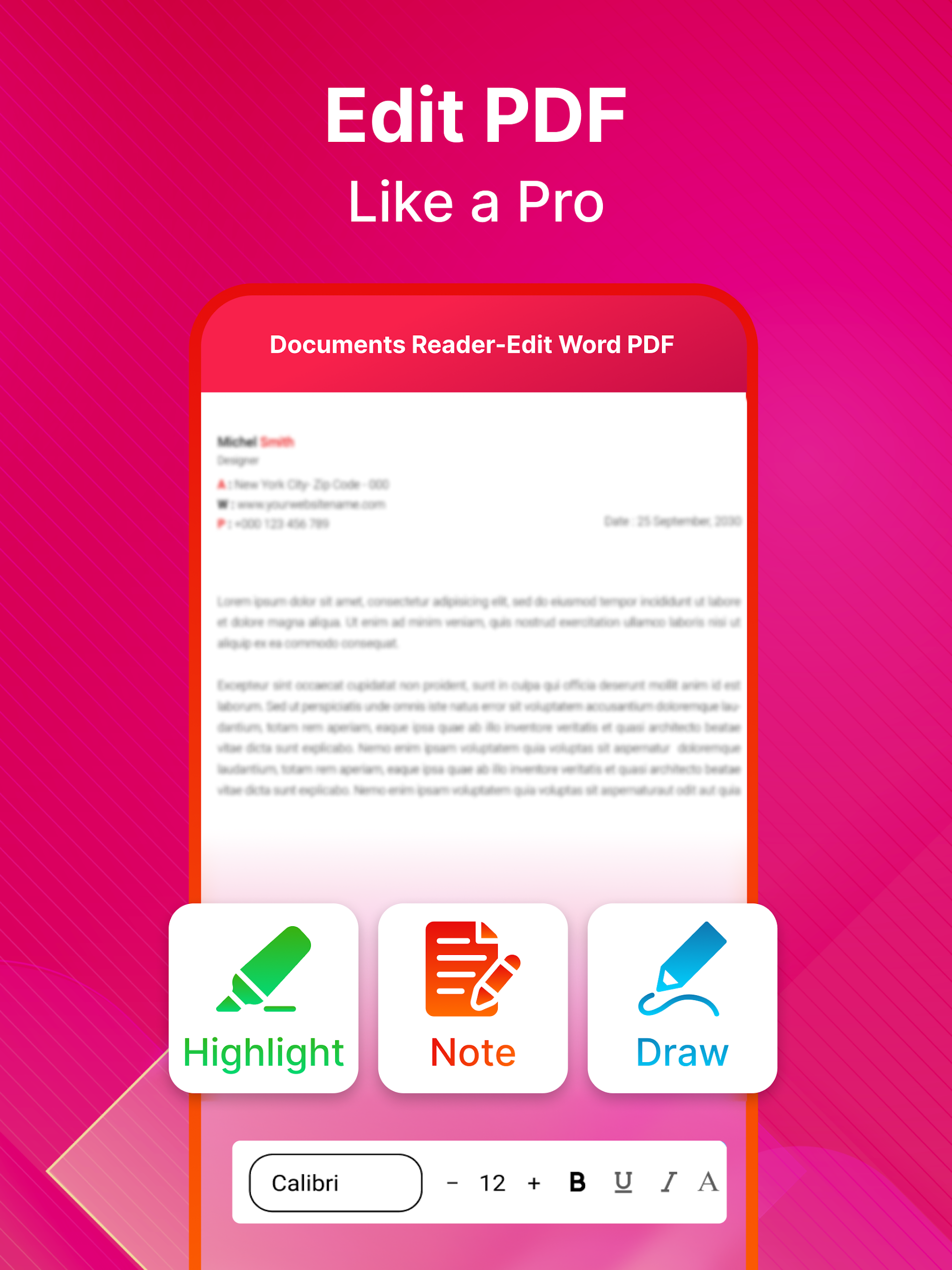 Documents editor-Edit word PDF Screenshot10