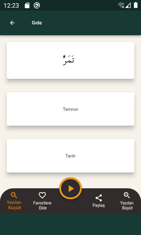 Arapça Öğrenelim Sesli Dersler Screenshot6