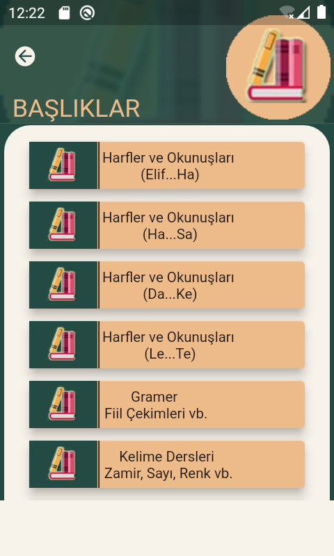 Arapça Öğrenelim Sesli Dersler Screenshot2