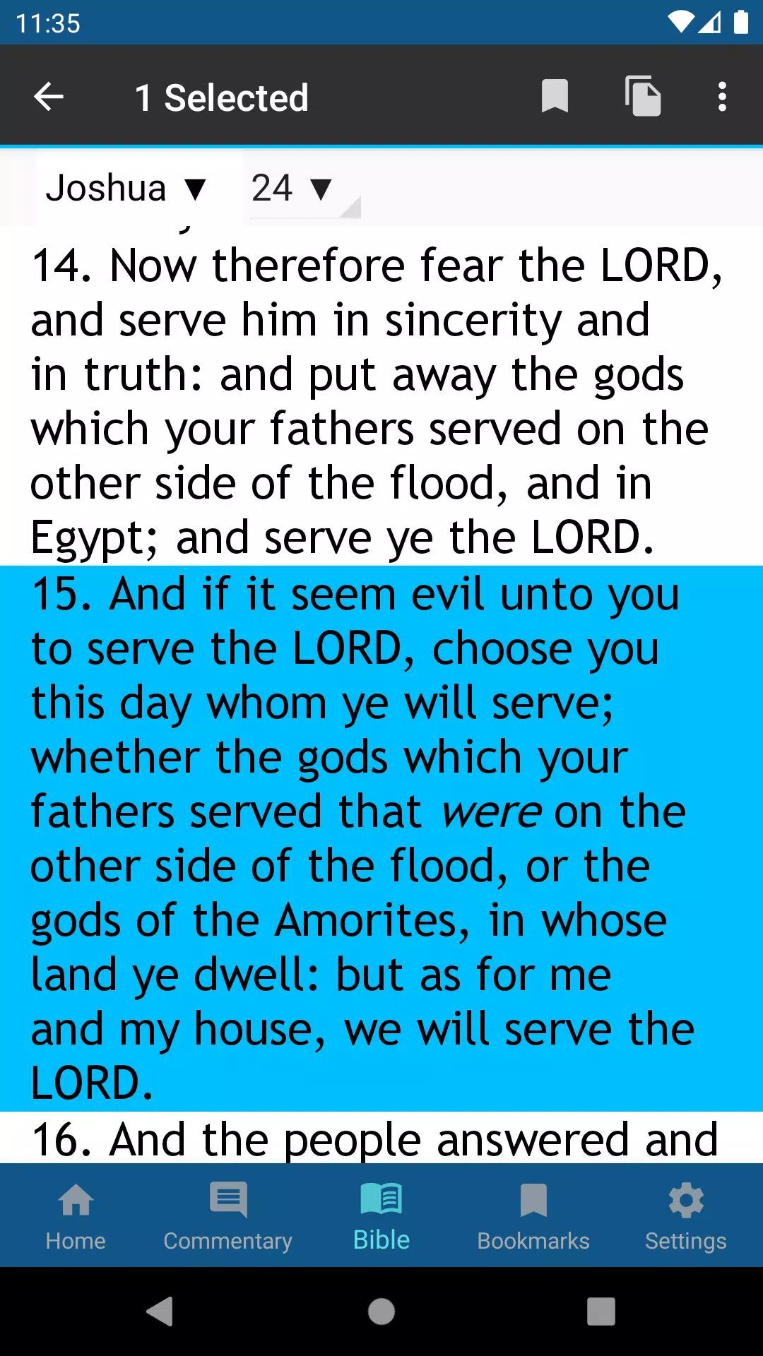 J. Calvin’s Bible Commentaries Screenshot5