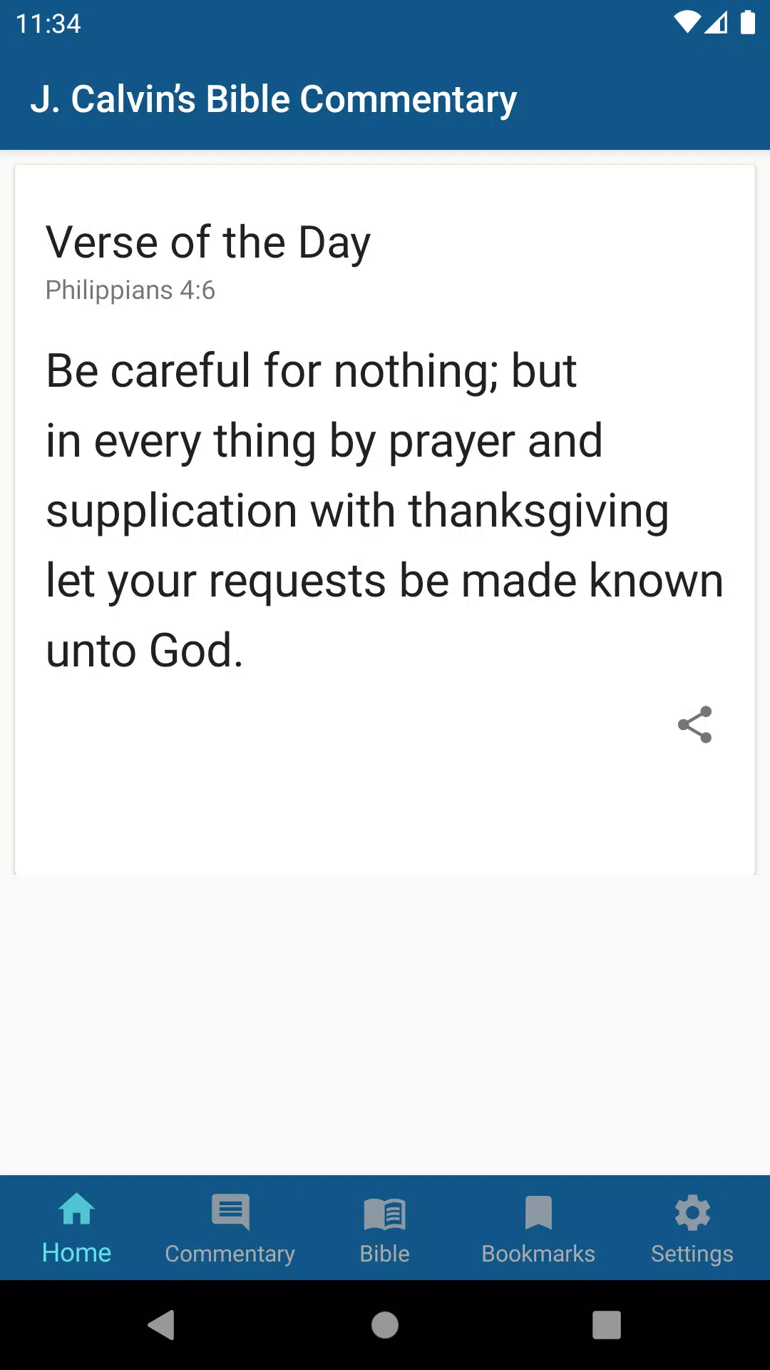 J. Calvin’s Bible Commentaries Screenshot3