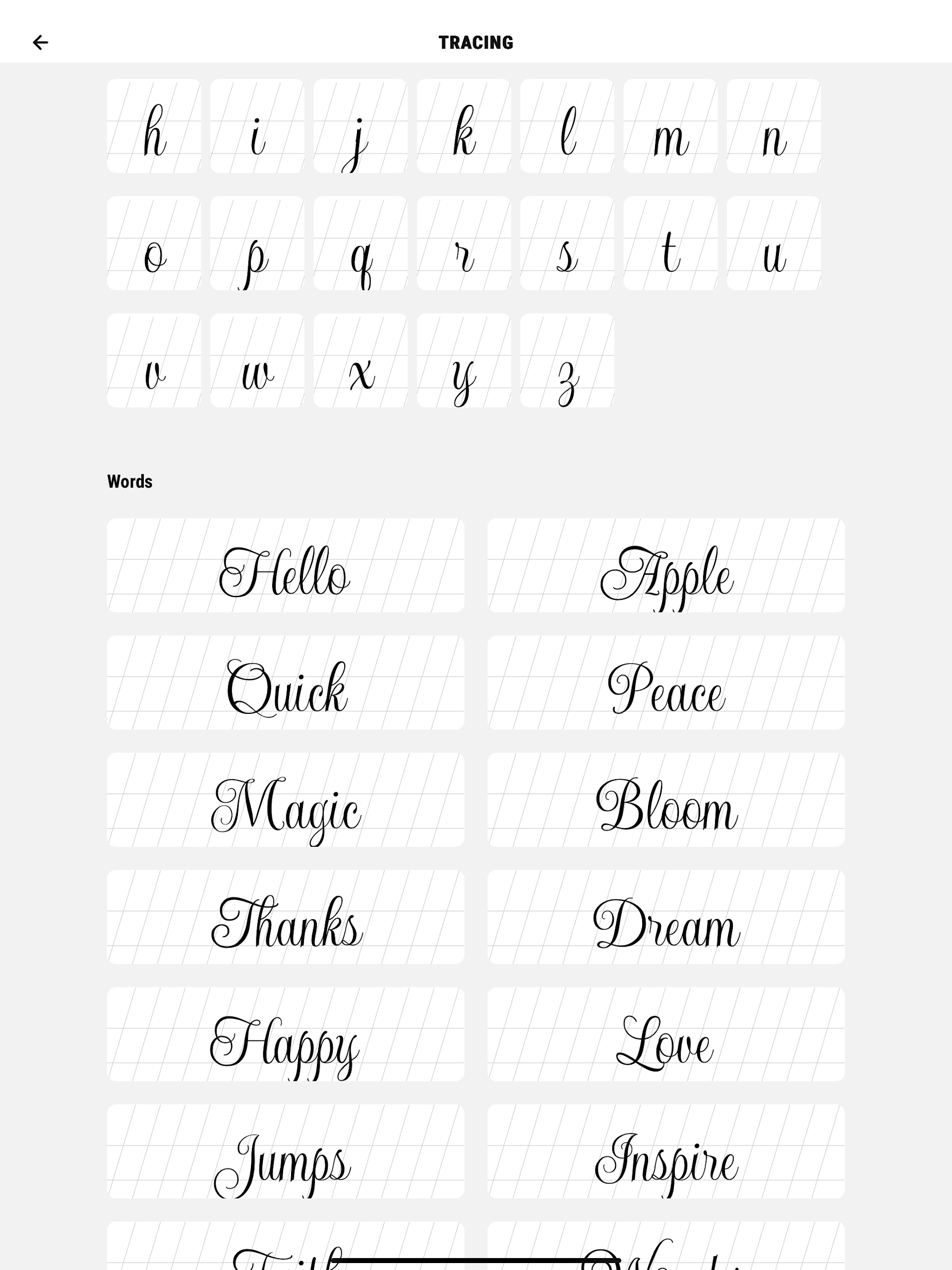 Calligraphy - Cursive Practice Screenshot14