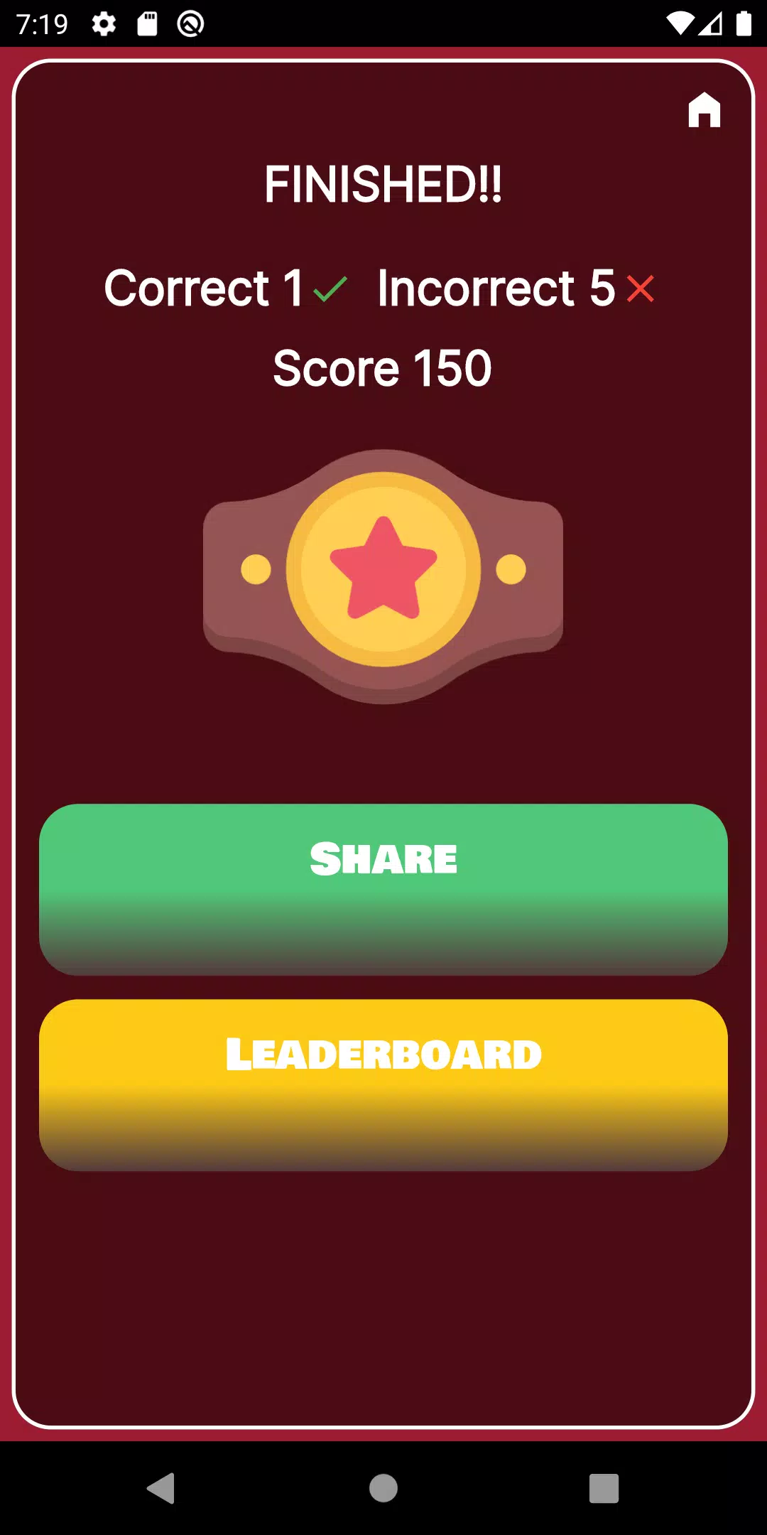 World Wrestling Trivia Screenshot3