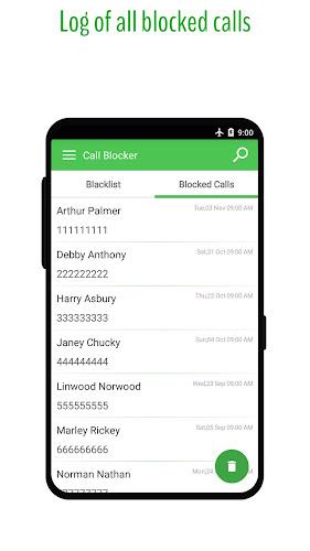 Phone Call Blocker - Blacklist Screenshot4