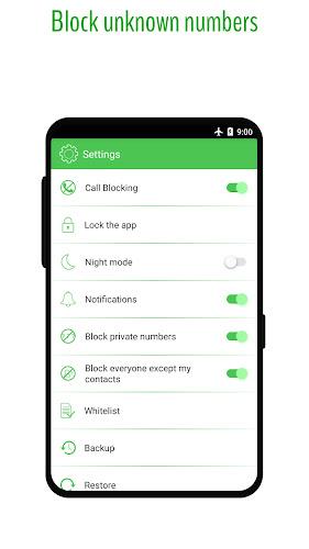 Phone Call Blocker - Blacklist Screenshot2