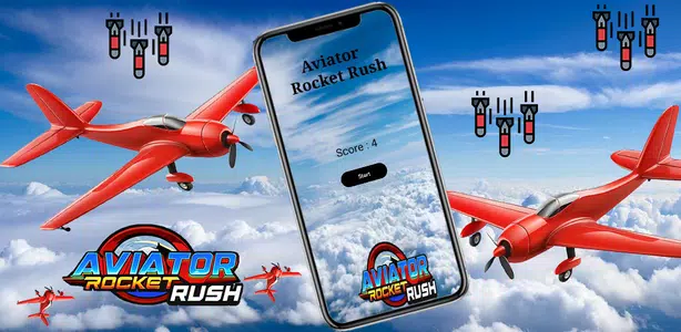 Aviator Rocket Rush Screenshot1